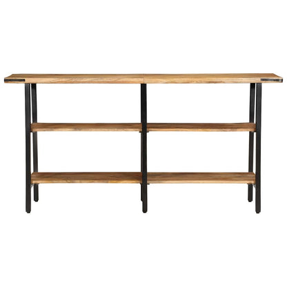 Konsollbord 140x35x70 cm heltre mango
