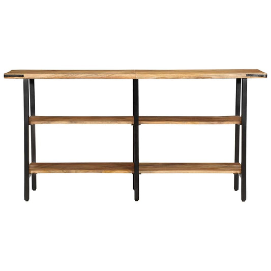 Konsollbord 140x35x70 cm heltre mango