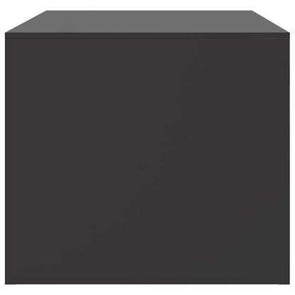 Hagesalongbord svart 67x50x44 cm stål