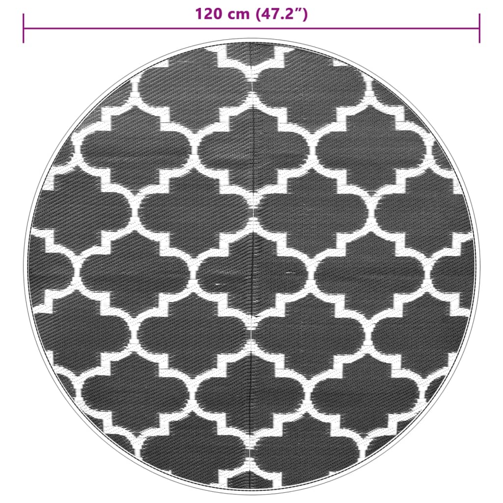 Uteteppe ARAKIL Blå Ø120 cm PP