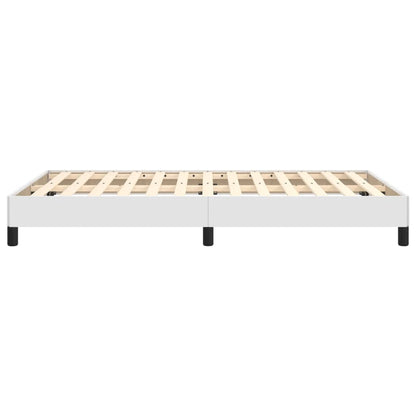 Sengeramme hvit 120x190 cm kunstlær