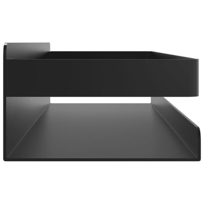 Dusjhylle matt svart 30x10x6 cm børstet 304 rustfritt stål