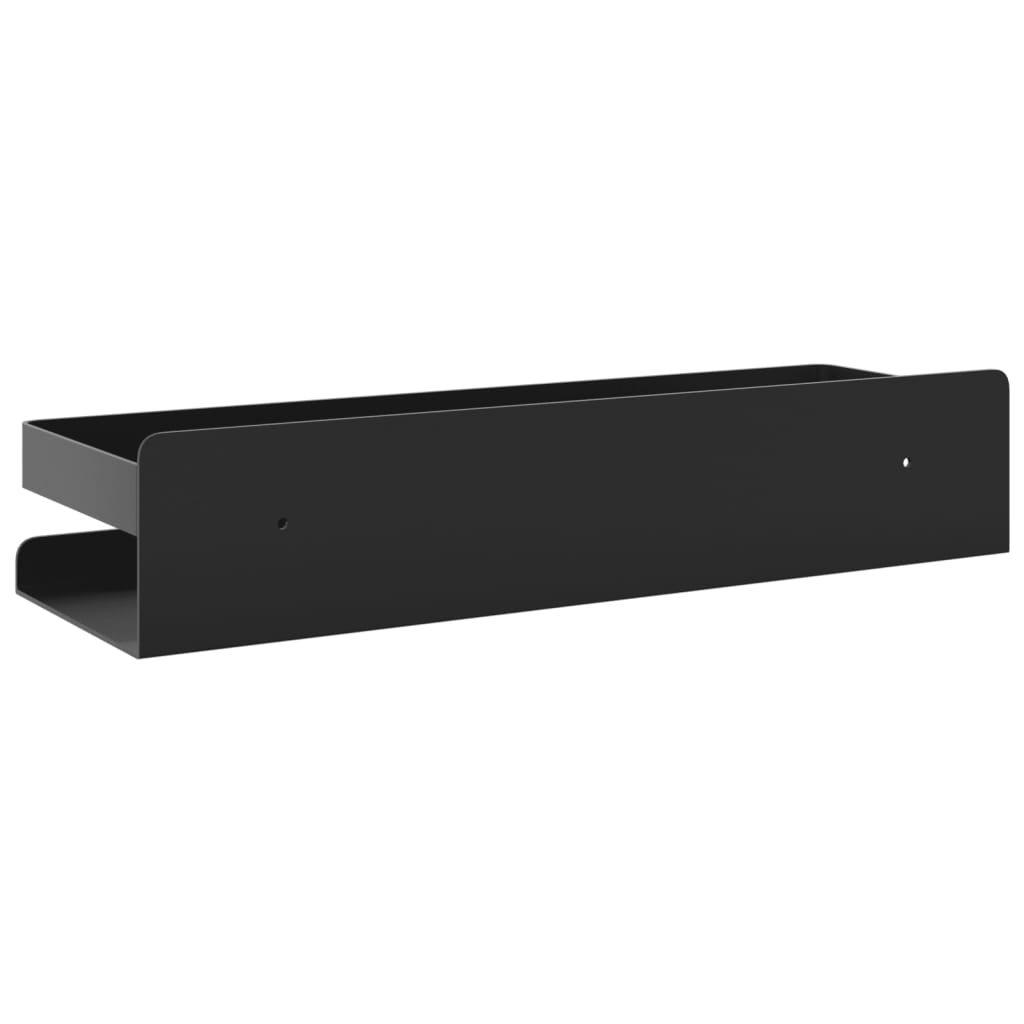 Dusjhylle matt svart 30x10x6 cm børstet 304 rustfritt stål