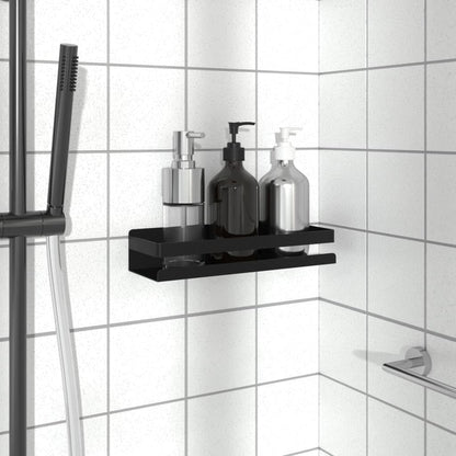 Dusjhylle matt svart 30x10x6 cm børstet 304 rustfritt stål