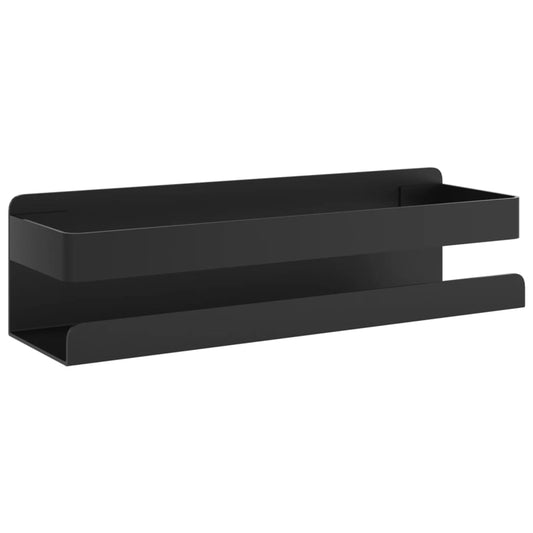 Dusjhylle matt svart 23x6,5x6 cm børstet 304 rustfritt stål