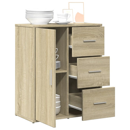 Skjenk sonoma eik 60x31x70 cm konstruert tre