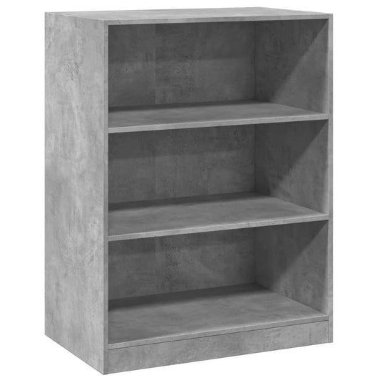 Garderobe betonggrå 77x48x102 cm konstruert tre