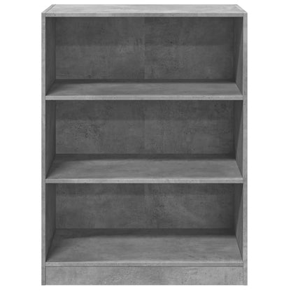 Garderobe betonggrå 77x48x102 cm konstruert tre