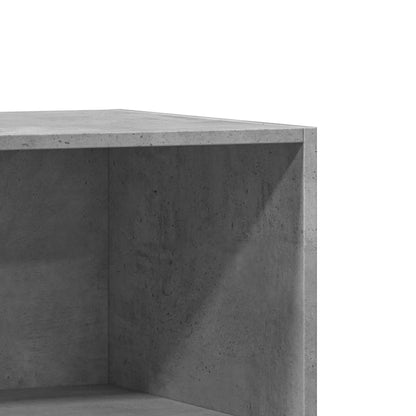 Garderobe betonggrå 77x48x102 cm konstruert tre
