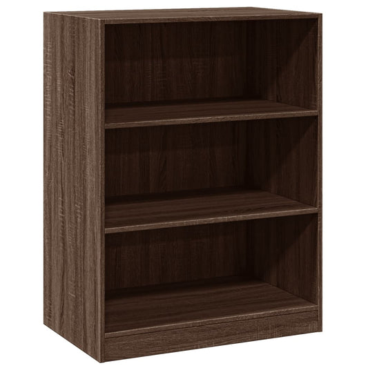 Garderobe brun eik 77x48x102 cm konstruert tre