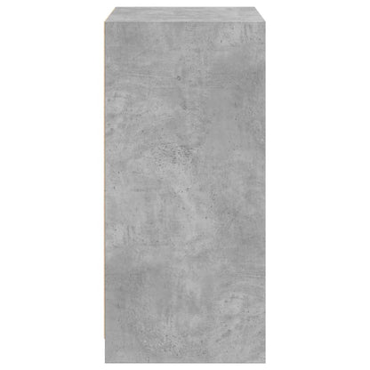 Garderobe betonggrå 48x41x102 cm konstruert tre
