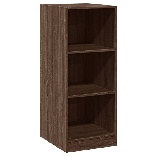 Garderobe brun eik 48x41x102 cm konstruert tre