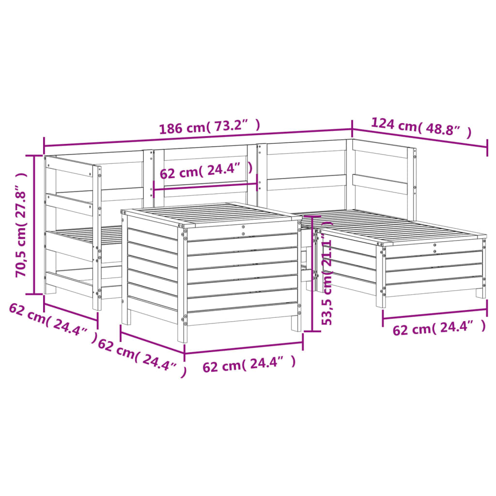 Hagesofagruppe 5 deler hvit heltre furu