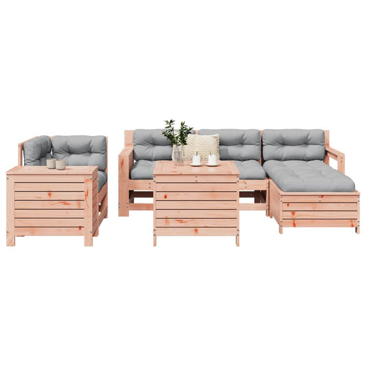 Hagesofasett 7 deler heltre douglasgran