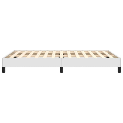 Sengeramme hvit 120x190 cm kunstlær