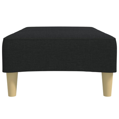 Fotskammel svart 77x55x31 cm stoff