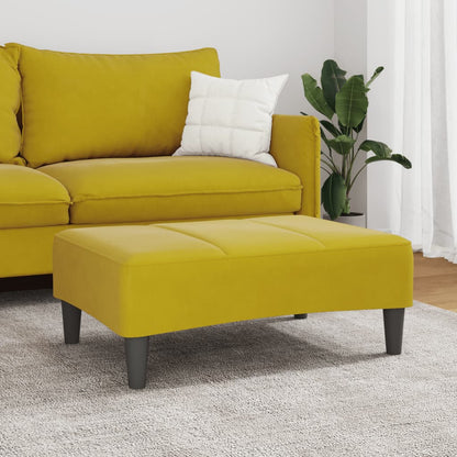 Fotskammel svart 77x55x31 cm fløyel