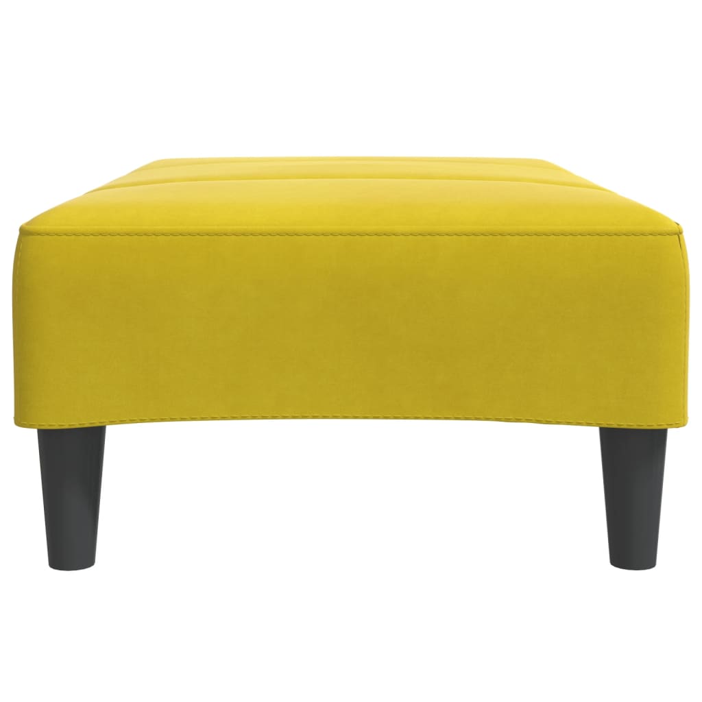 Fotskammel svart 77x55x31 cm fløyel