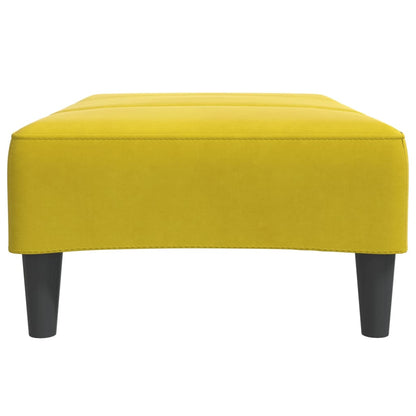 Fotskammel svart 77x55x31 cm fløyel
