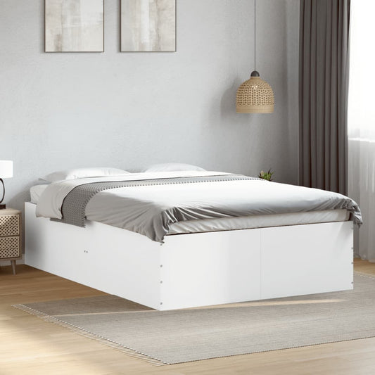Sengeramme hvit 120x200 cm konstruert tre