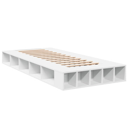 Sengeramme hvit 100x200 cm konstruert tre