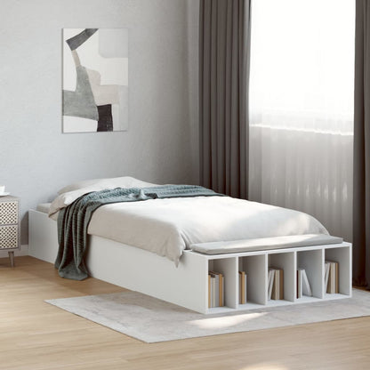 Sengeramme hvit 100x200 cm konstruert tre