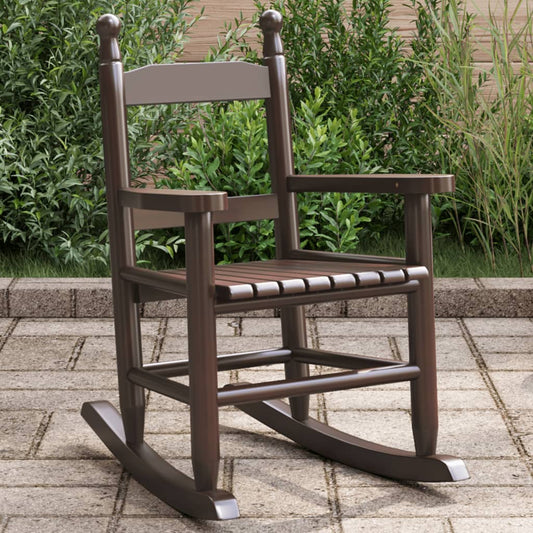 Gyngestol for barn brun heltre poppeltre