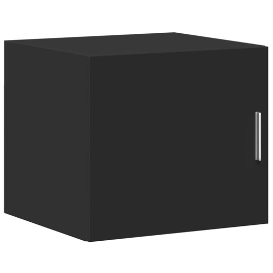 Veggskap svart 45x42,5x40 cm konstruert tre