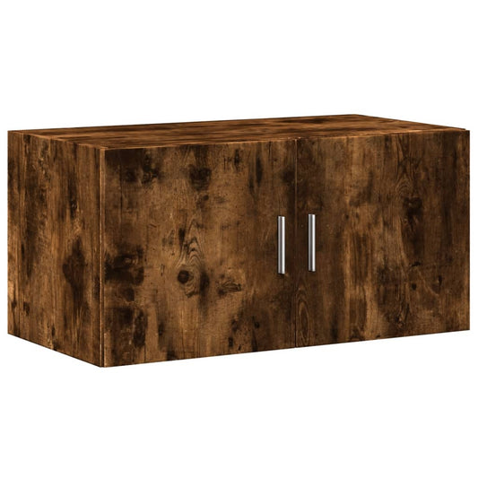 Veggskap røkt eik 80x42,5x40 cm konstruert tre
