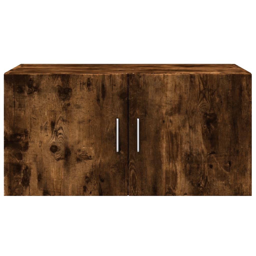 Veggskap røkt eik 80x42,5x40 cm konstruert tre