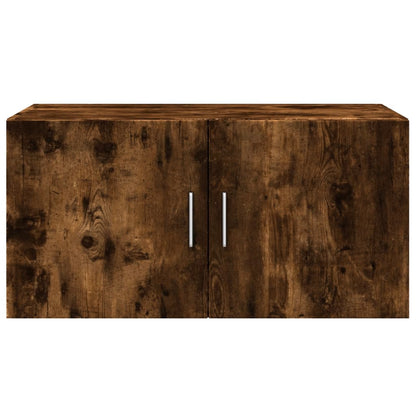 Veggskap røkt eik 80x42,5x40 cm konstruert tre