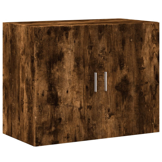 Veggskap røkt eik 80x42,5x64 cm konstruert tre