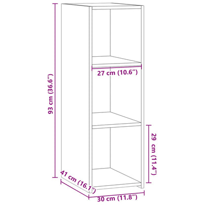 Skjenk sonoma eik 30x41x93 cm konstruert tre