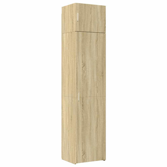 Smalt oppbevaringsskap sonoma eik 50x42,5x225 cm konstruert tre