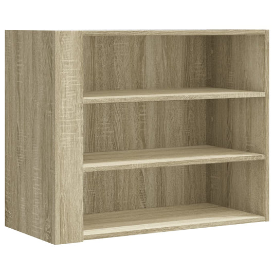 Veggskap sonoma eik 75x35x60 cm konstruert tre