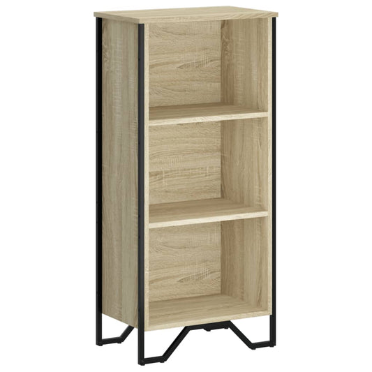 Bokhylle sonoma eik 50x31x106 cm konstruert tre