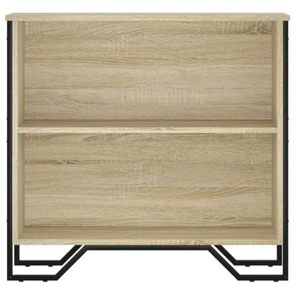 Bokhylle sonoma eik 80x31x74,5 cm konstruert tre