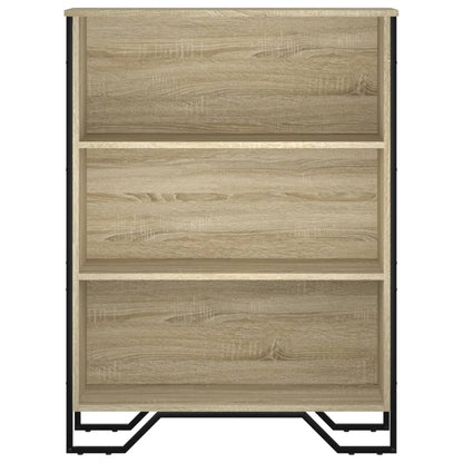 Bokhylle sonoma eik 80x31x106 cm konstruert tre