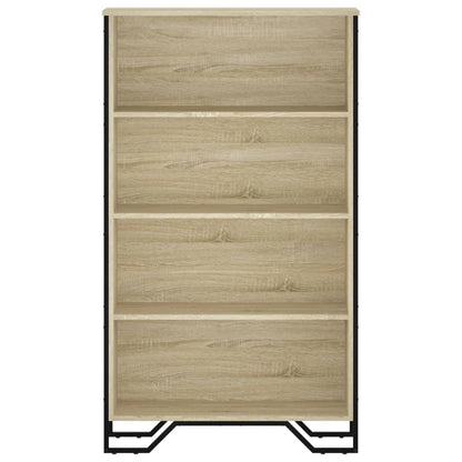 Bokhylle sonoma eik 80x31x137,5 cm konstruert tre
