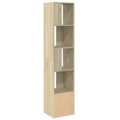 Bokhylle sonoma eik 40x36x189 cm konstruert tre