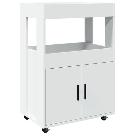 Bartralle hvit 60x39,5x89 cm konstruert tre