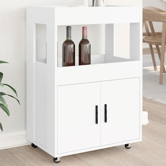 Bartralle hvit 60x39,5x89 cm konstruert tre