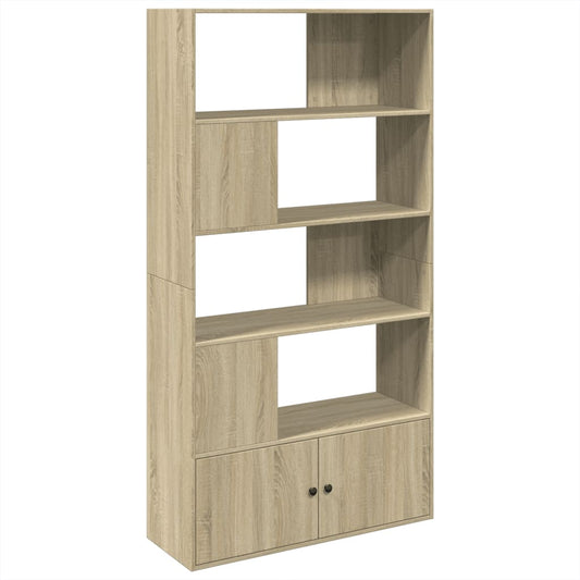 Bokhylle sonoma eik 100x36x189 cm konstruert tre