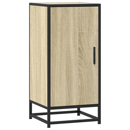 Skjenk sonoma eik 35,5x35x76 cm konstruert tre og metall