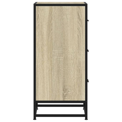 Skjenk sonoma eik 35,5x35x76 cm konstruert tre og metall