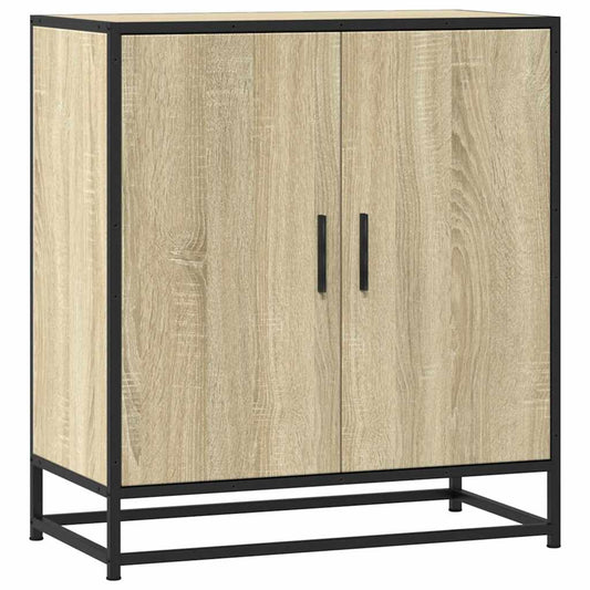 Skjenk sonoma eik 68x35x76 cm konstruert tre og metall