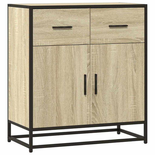 Skjenk sonoma eik 68x35x76 cm konstruert tre og metall