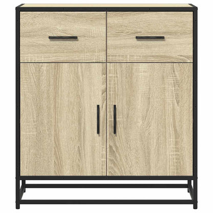Skjenk sonoma eik 68x35x76 cm konstruert tre og metall