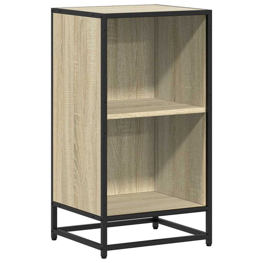 Bokhylle sonoma eik 40x35x76 cm konstruert tre