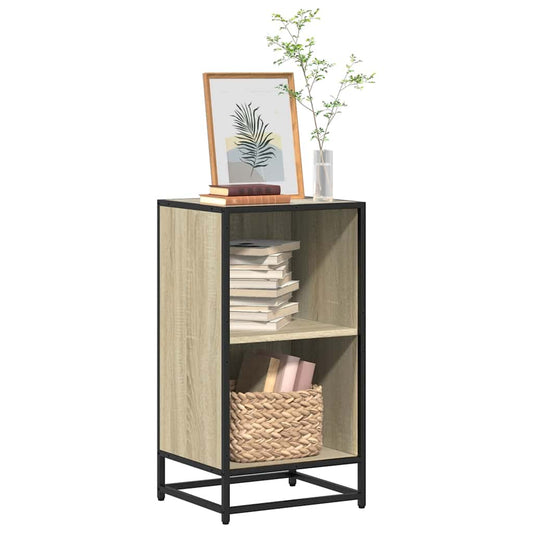Bokhylle sonoma eik 40x35x76 cm konstruert tre